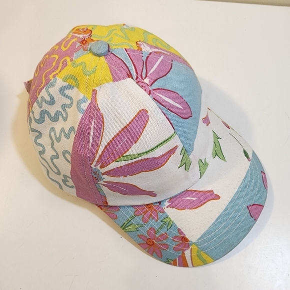 TWO'S COMPANY Women's Floral cotton Adjustable Baseball Cap OS - Picture 13 of 13